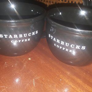 TWO STARBUCKS CUPS